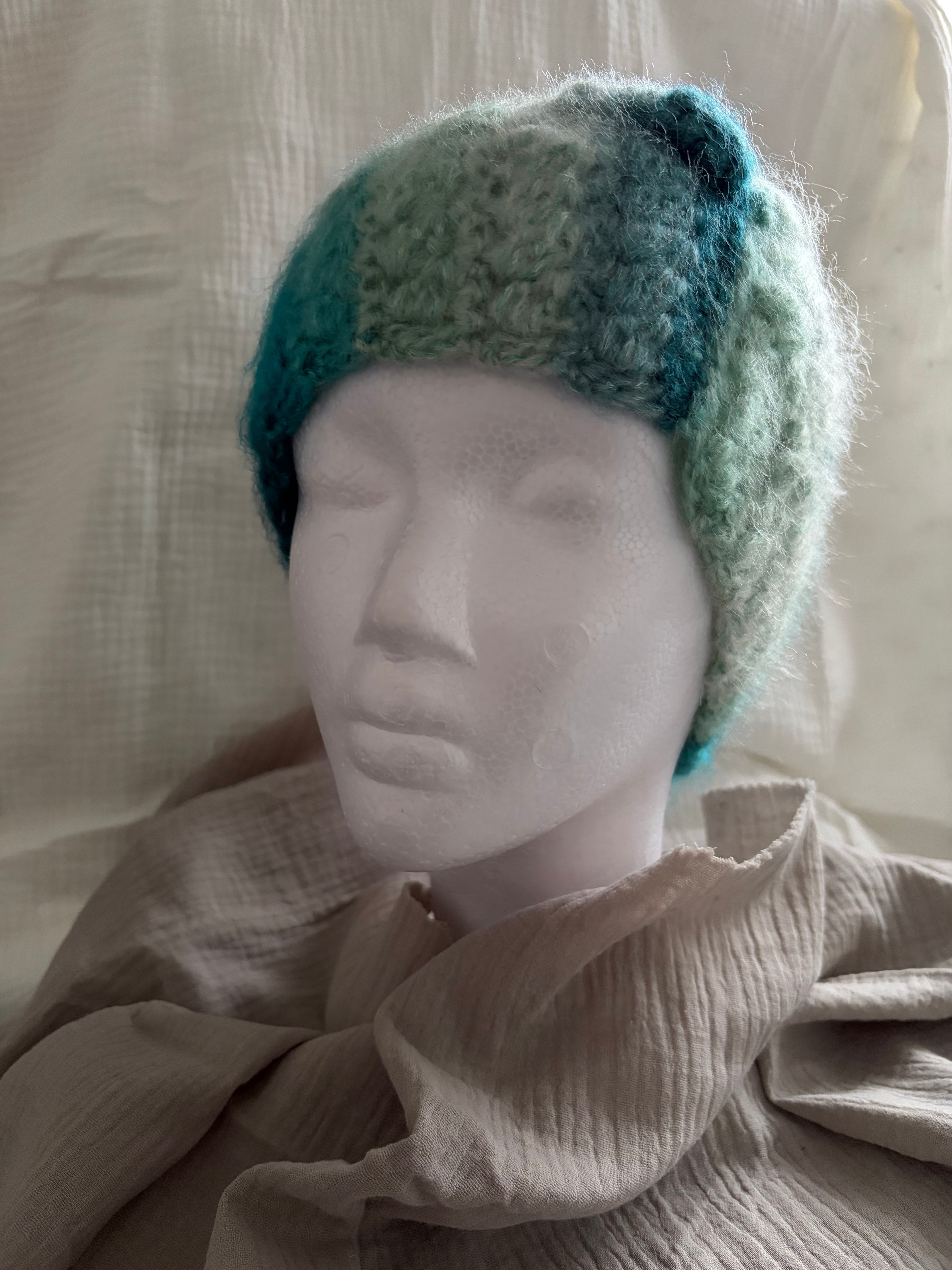 Breites Stirnband Meeresglitzern