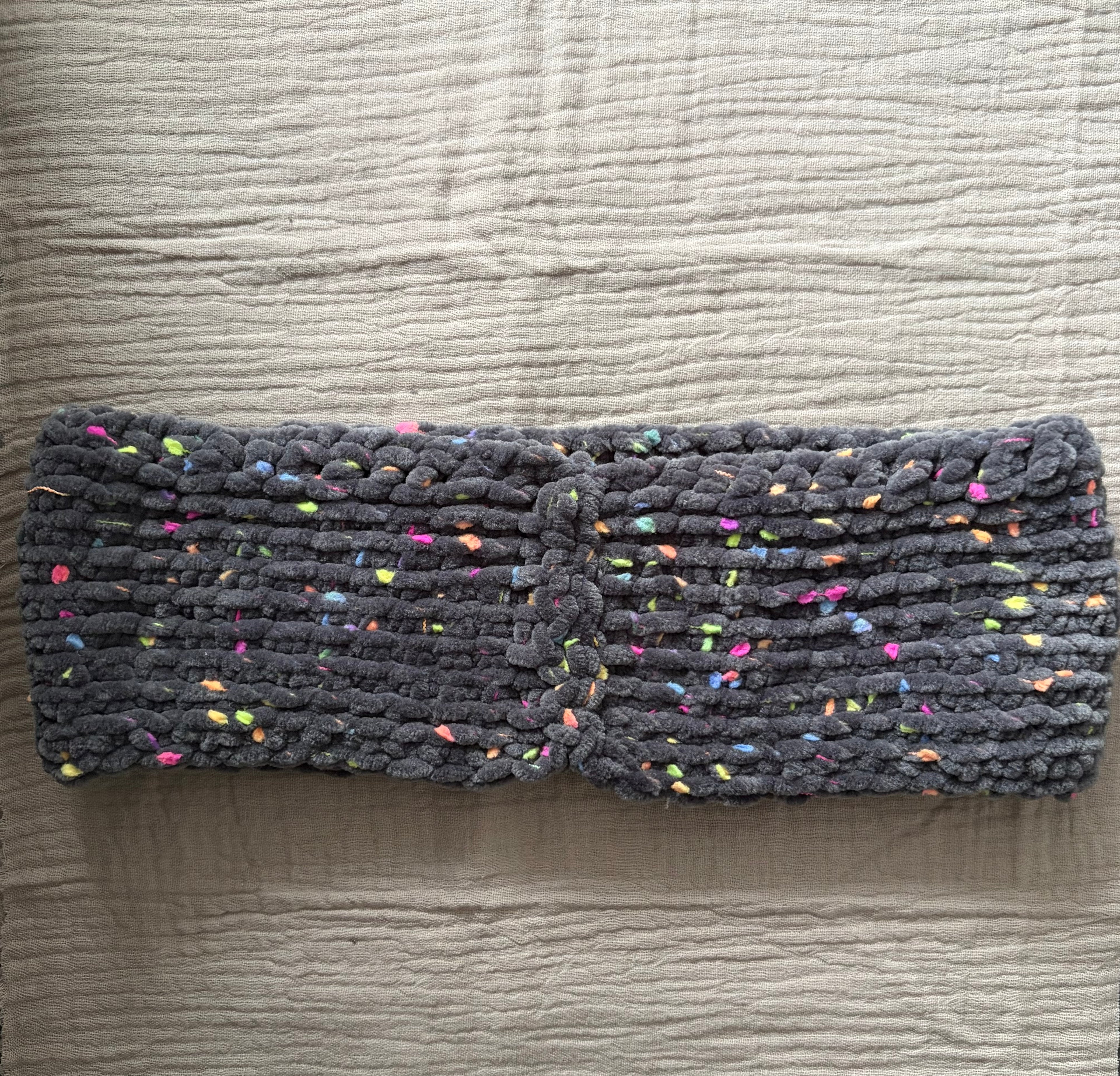 Stirnband Mitternachtskonfetti