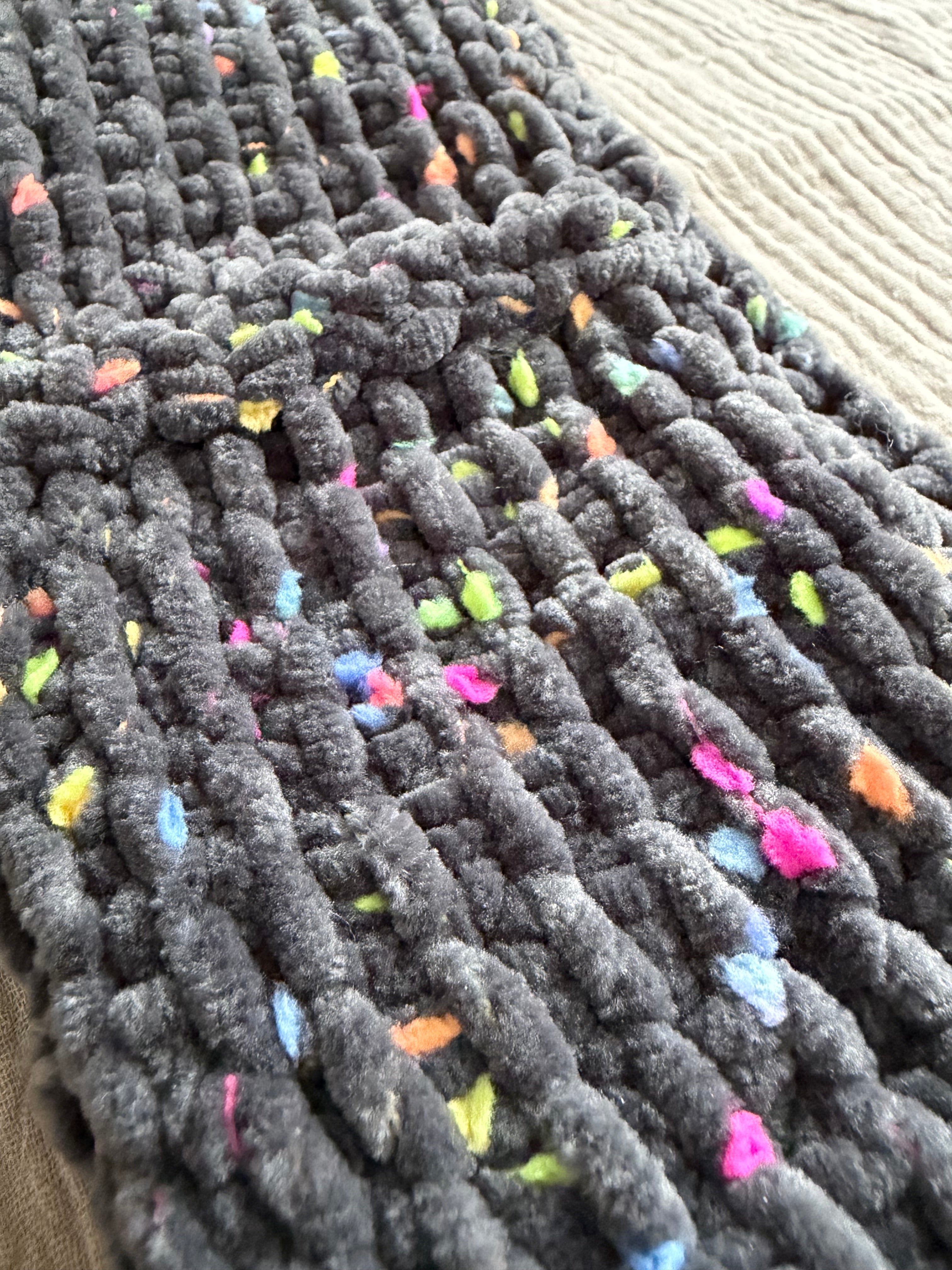 Stirnband Mitternachtskonfetti