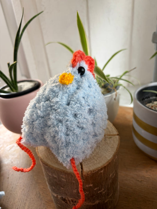Blaues Huhn der Hühnerbande