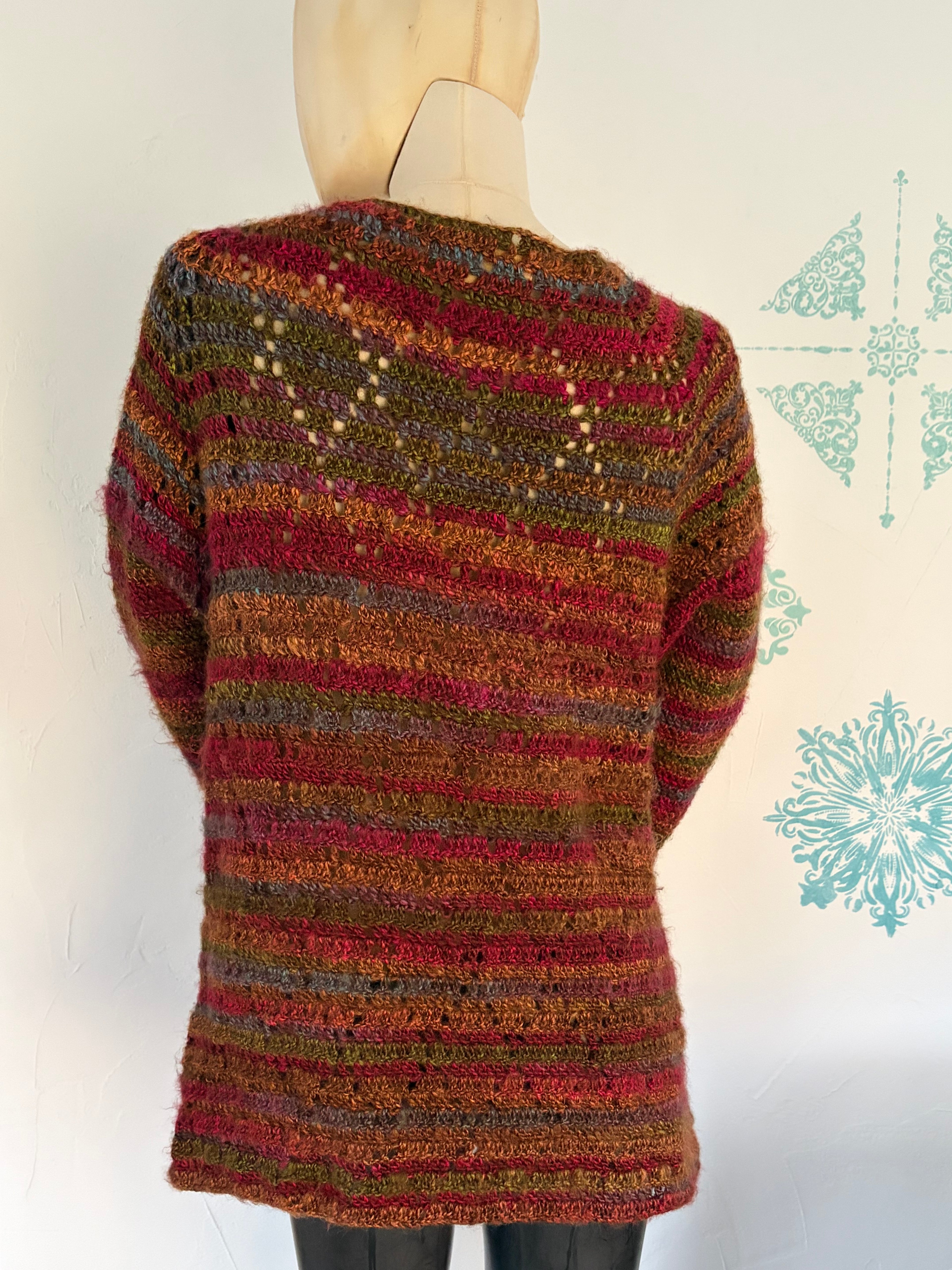 Strickjacke Herbstlaub
