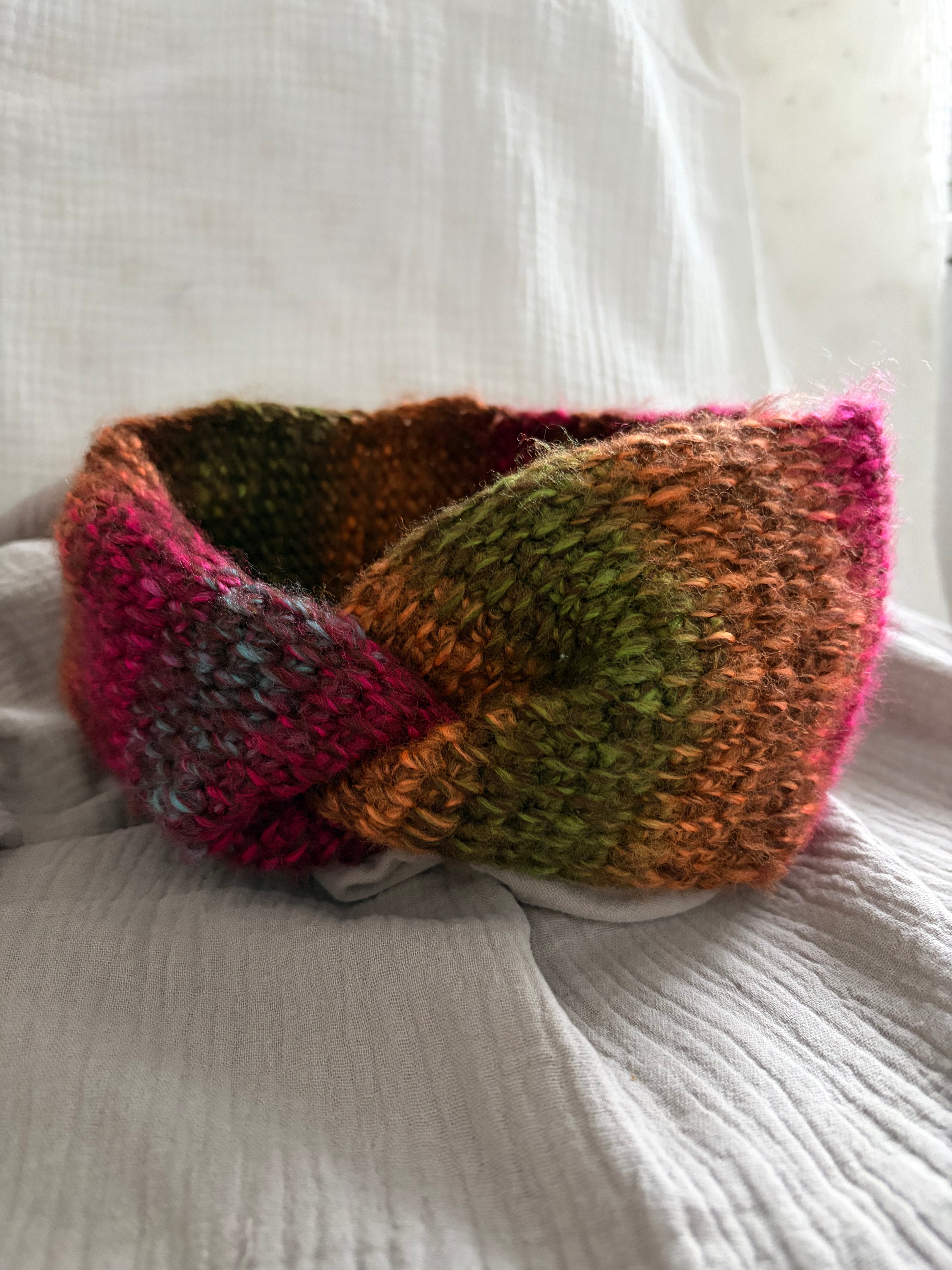 Stirnband Herbstlaub