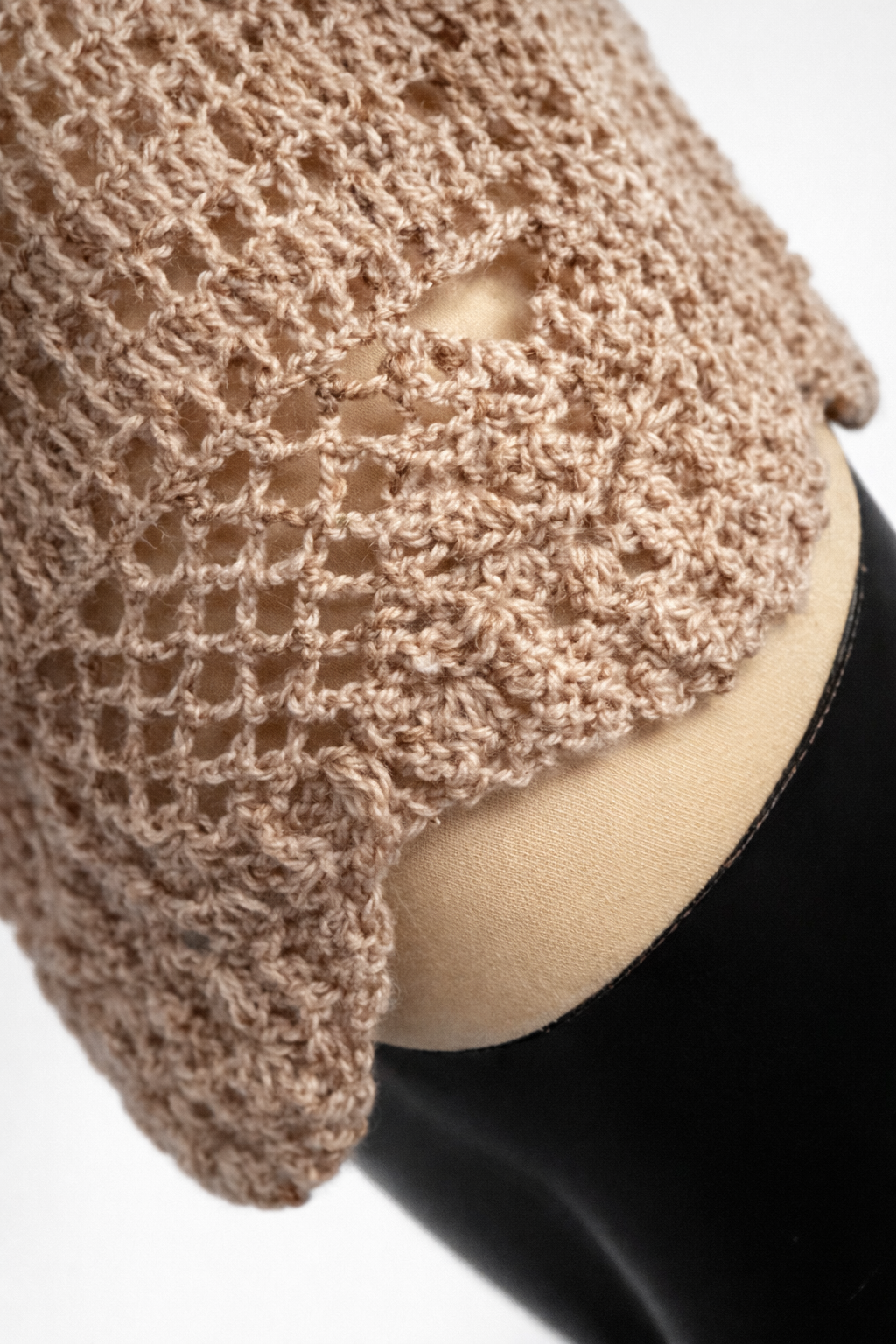 Sommerzauber - Strickjacke mit gehäkelter Spitze