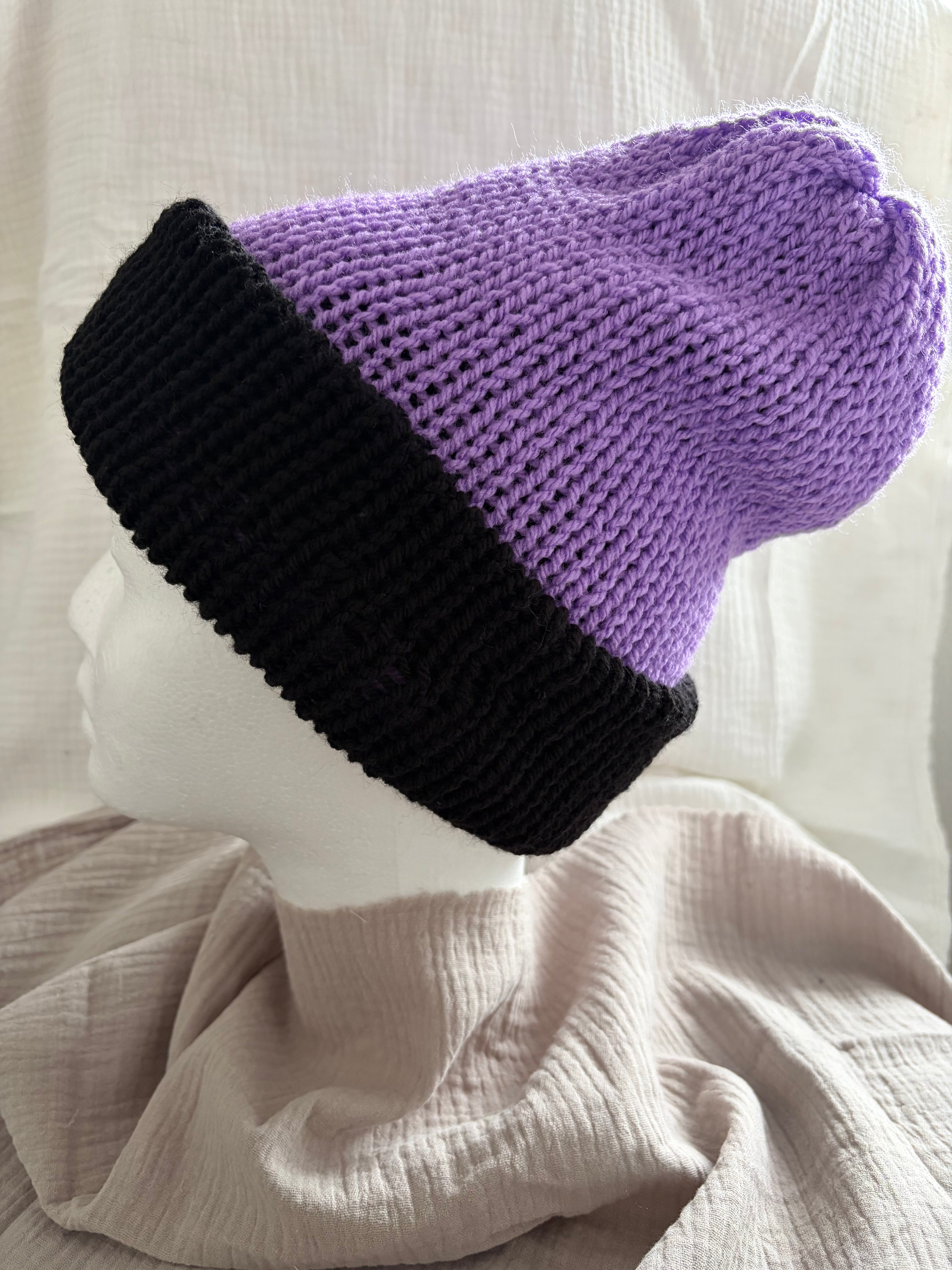 Mütze Violetter Abend