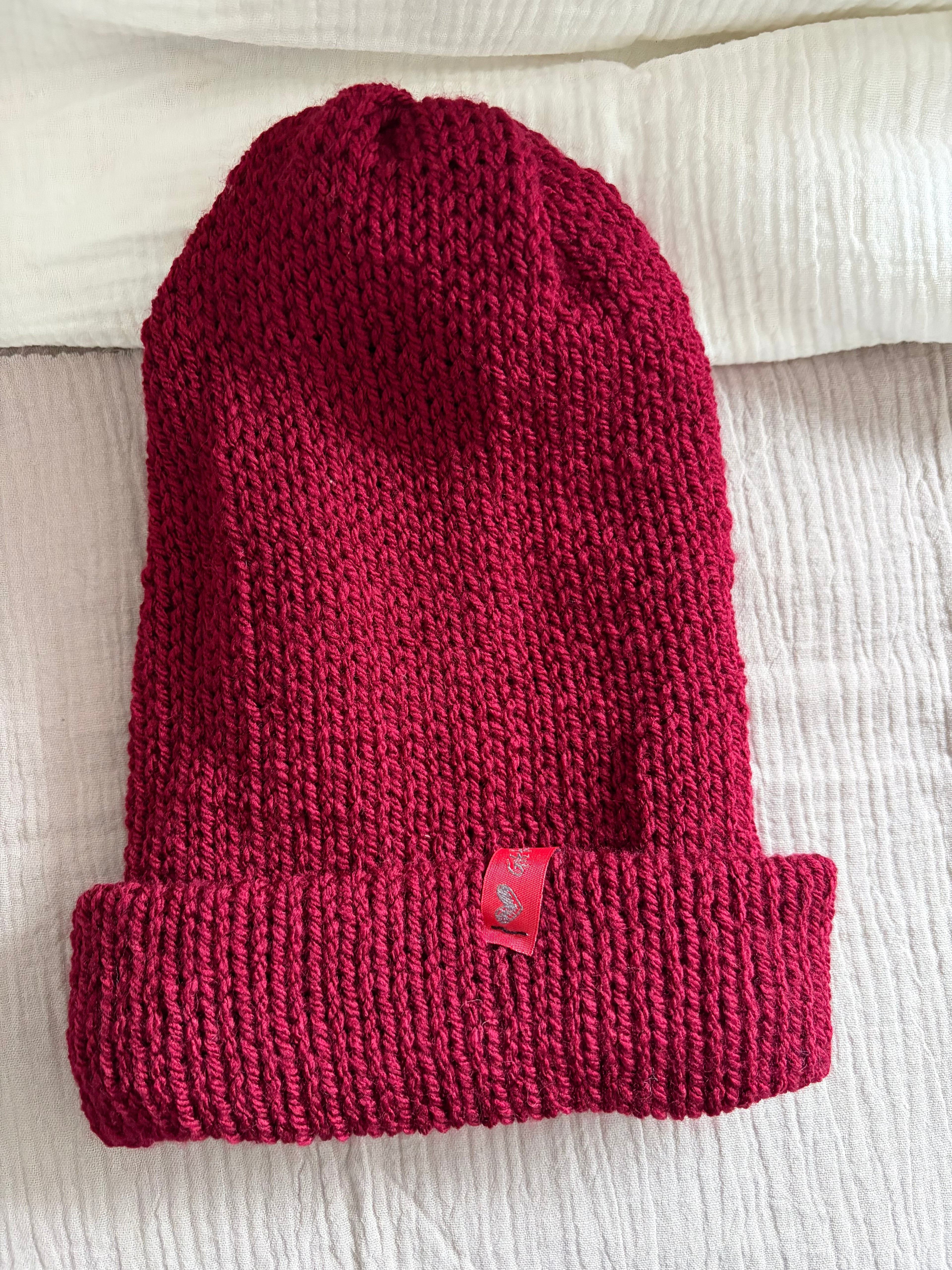 Mütze Burgundertraum