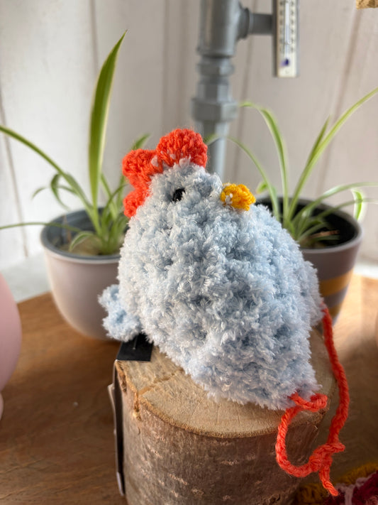 Blaues Huhn der Hühnerbande