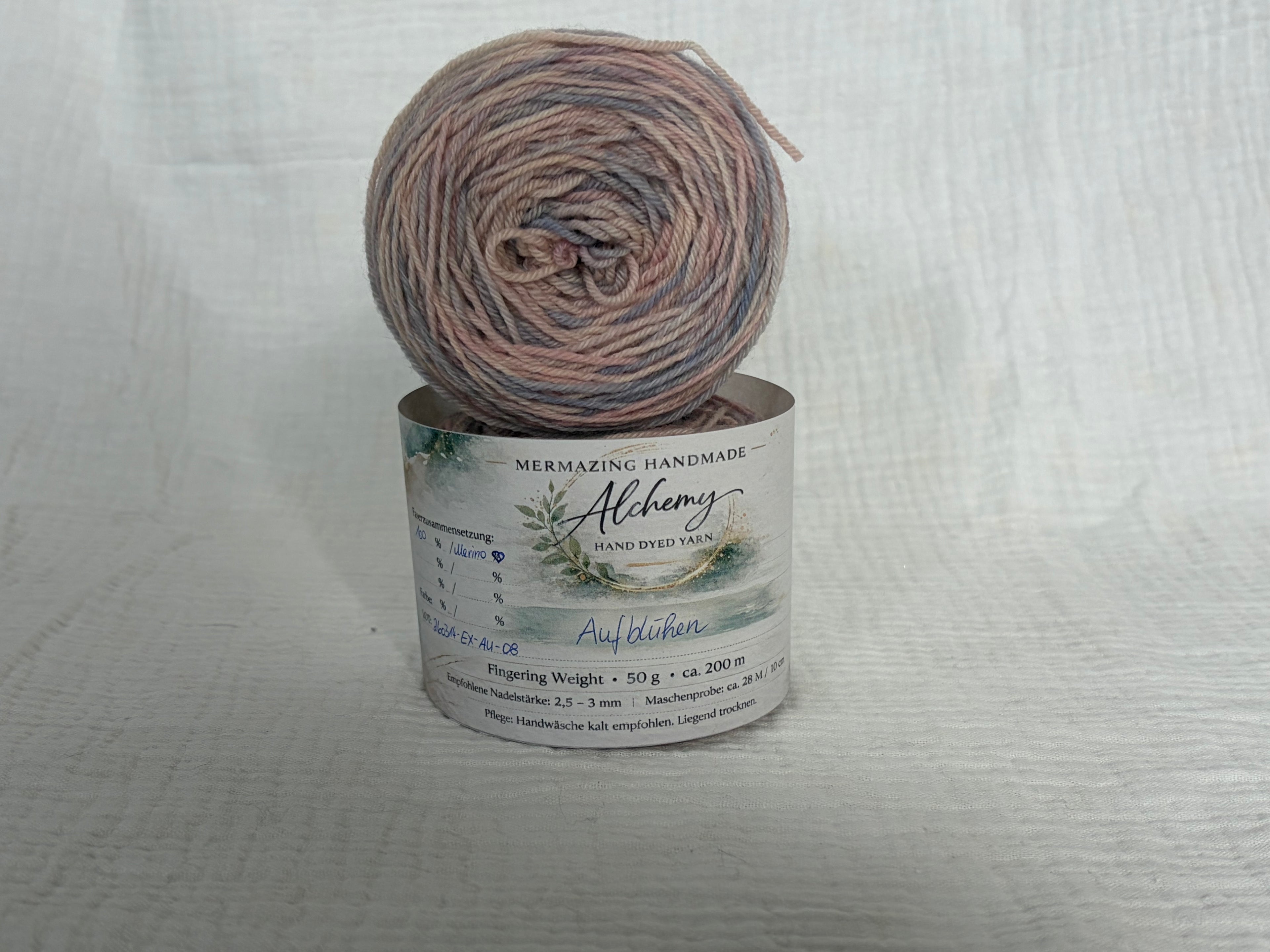 Aufblühen - 100% Merinowolle