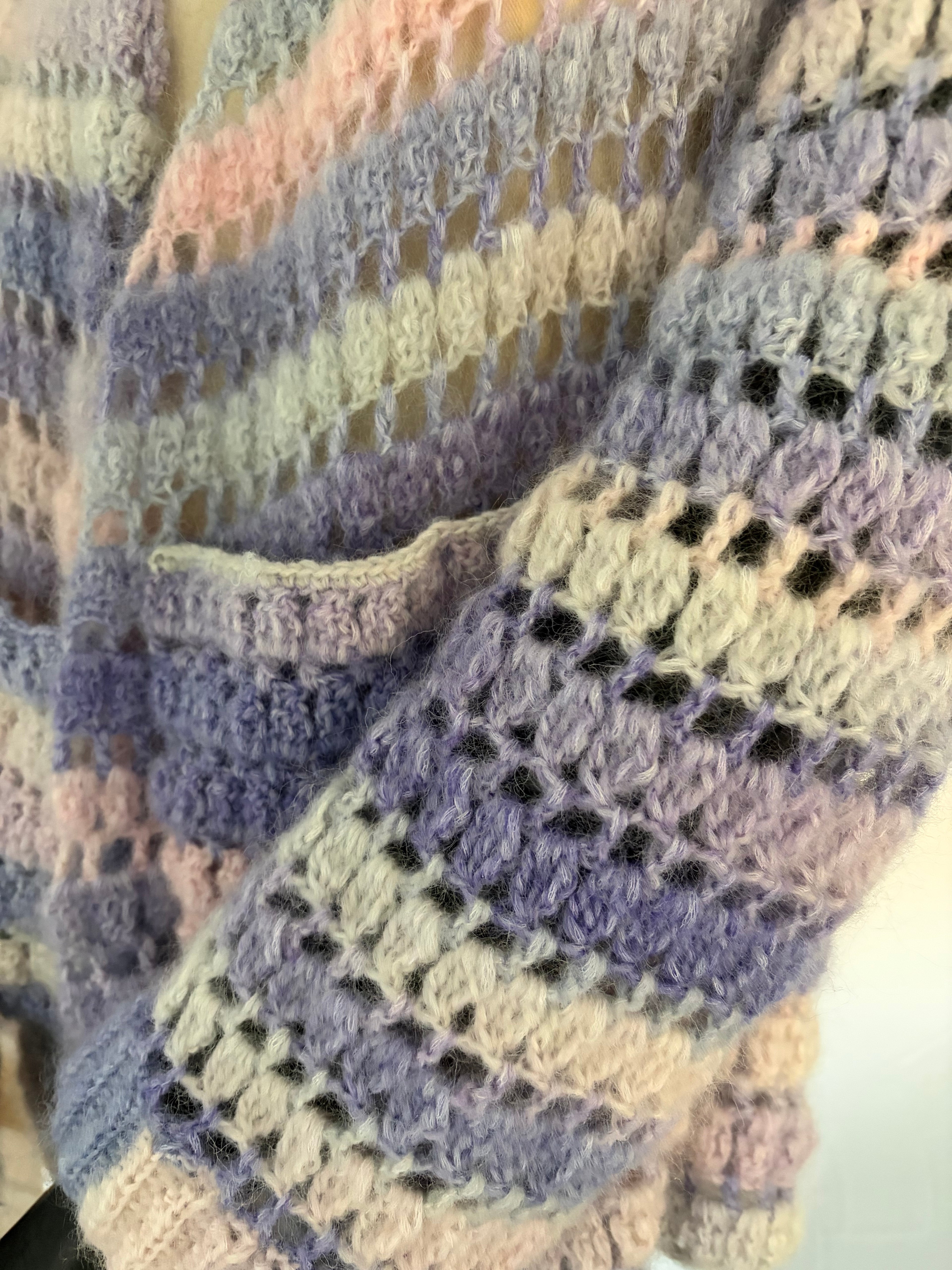 Strickjacke Fliederhauch