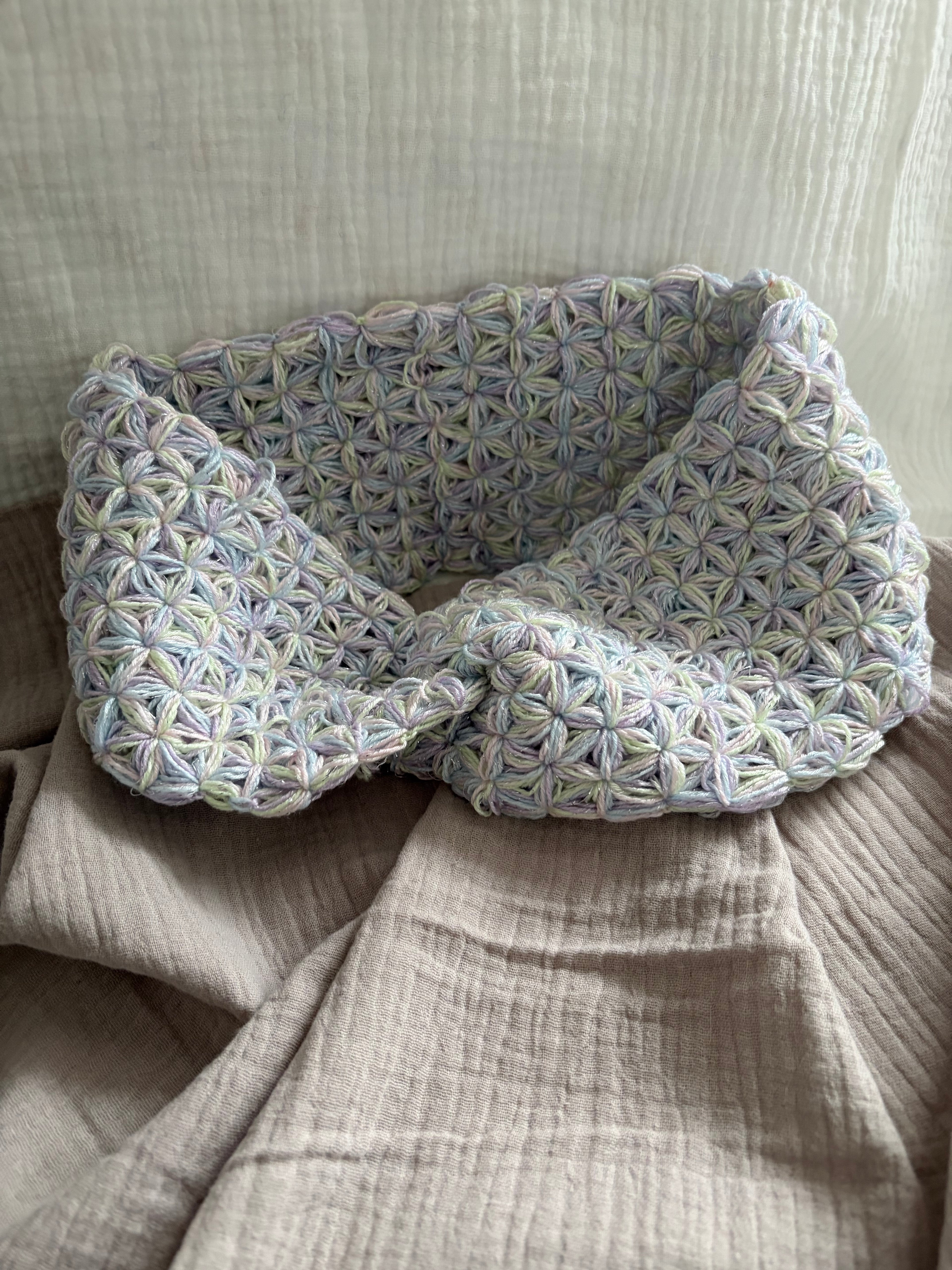 Stirnband Pastelblüte