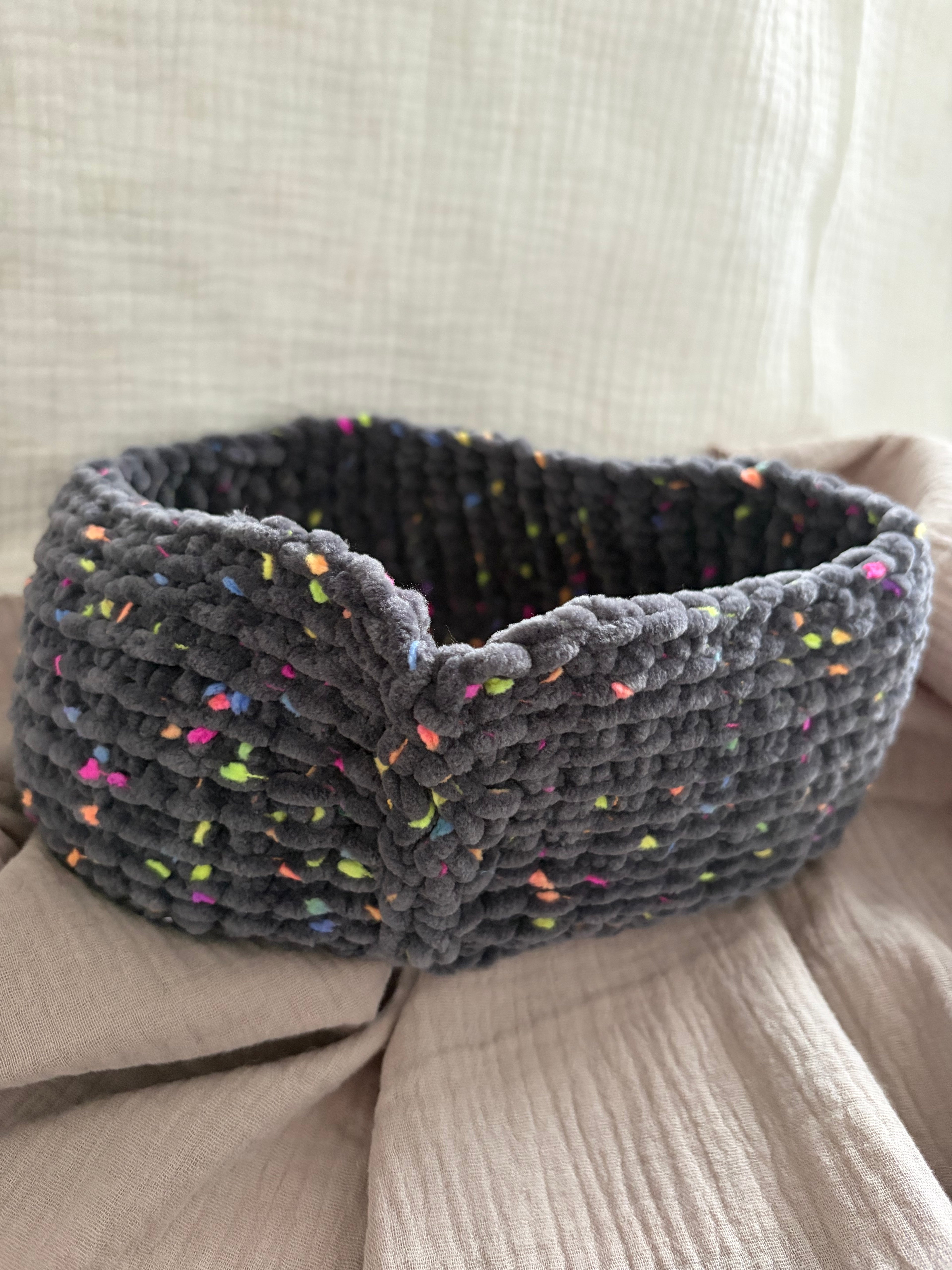 Stirnband Mitternachtskonfetti