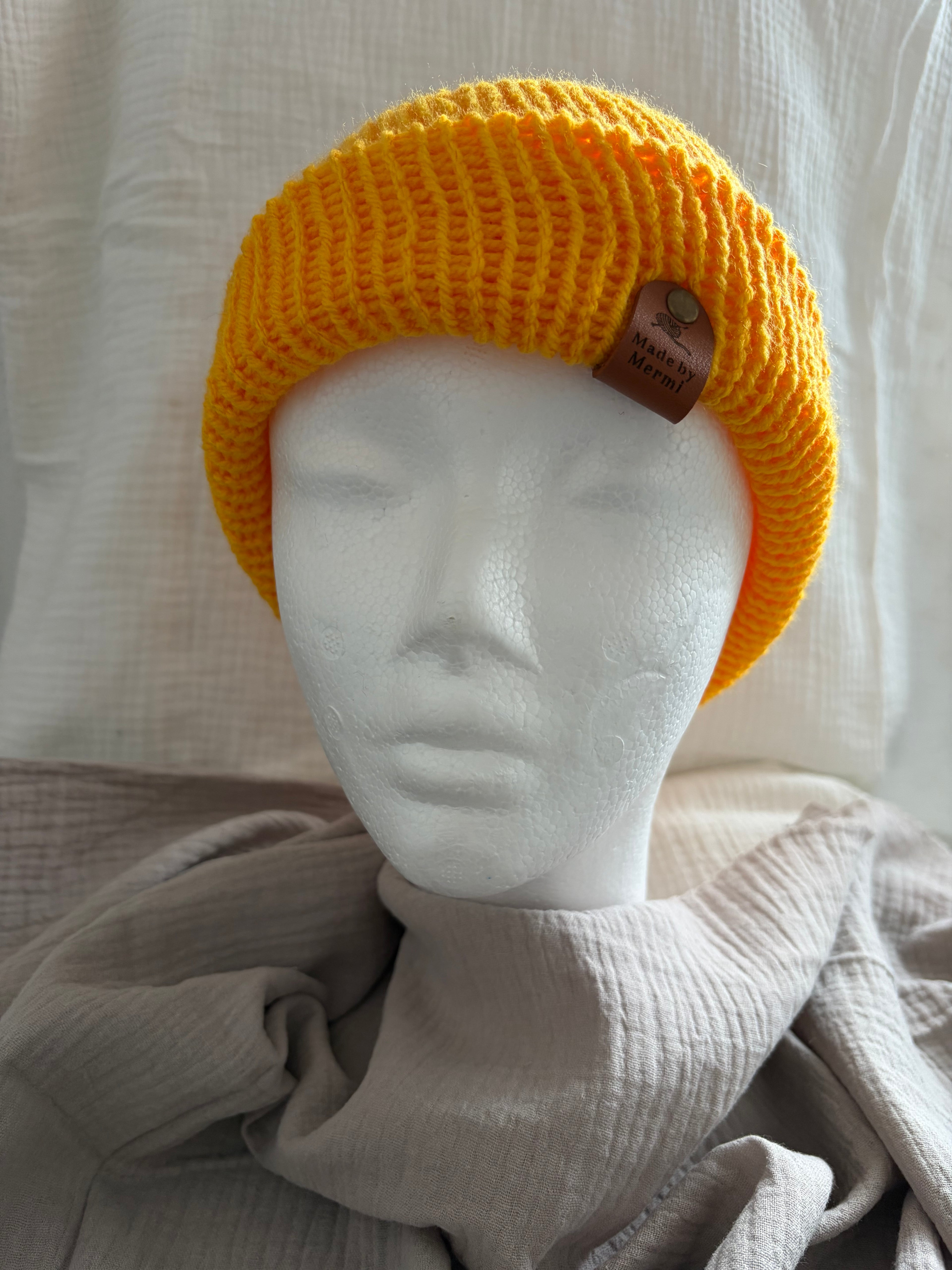 Mütze Sonnengelb