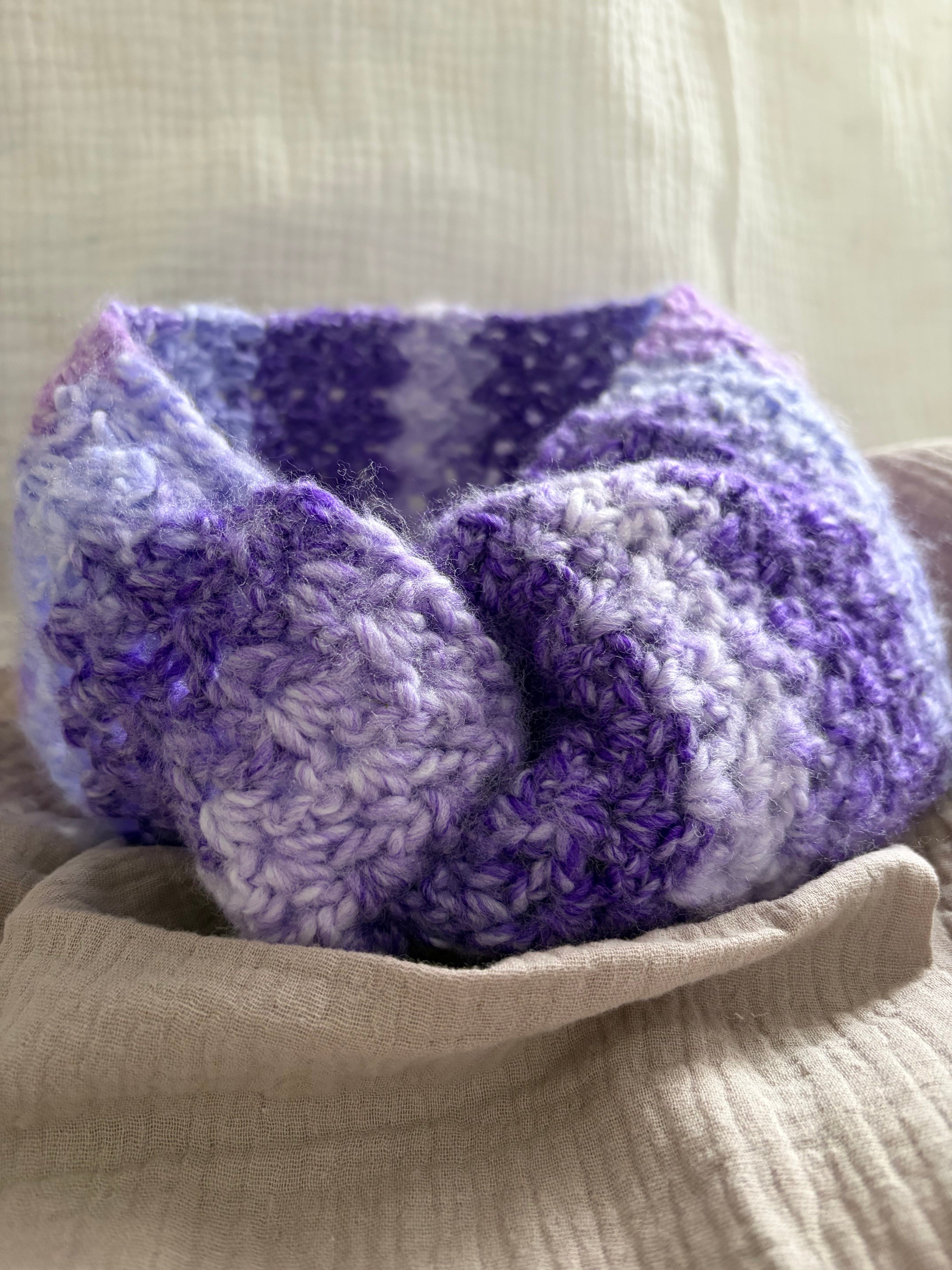 Stirnband Lavendeltraum