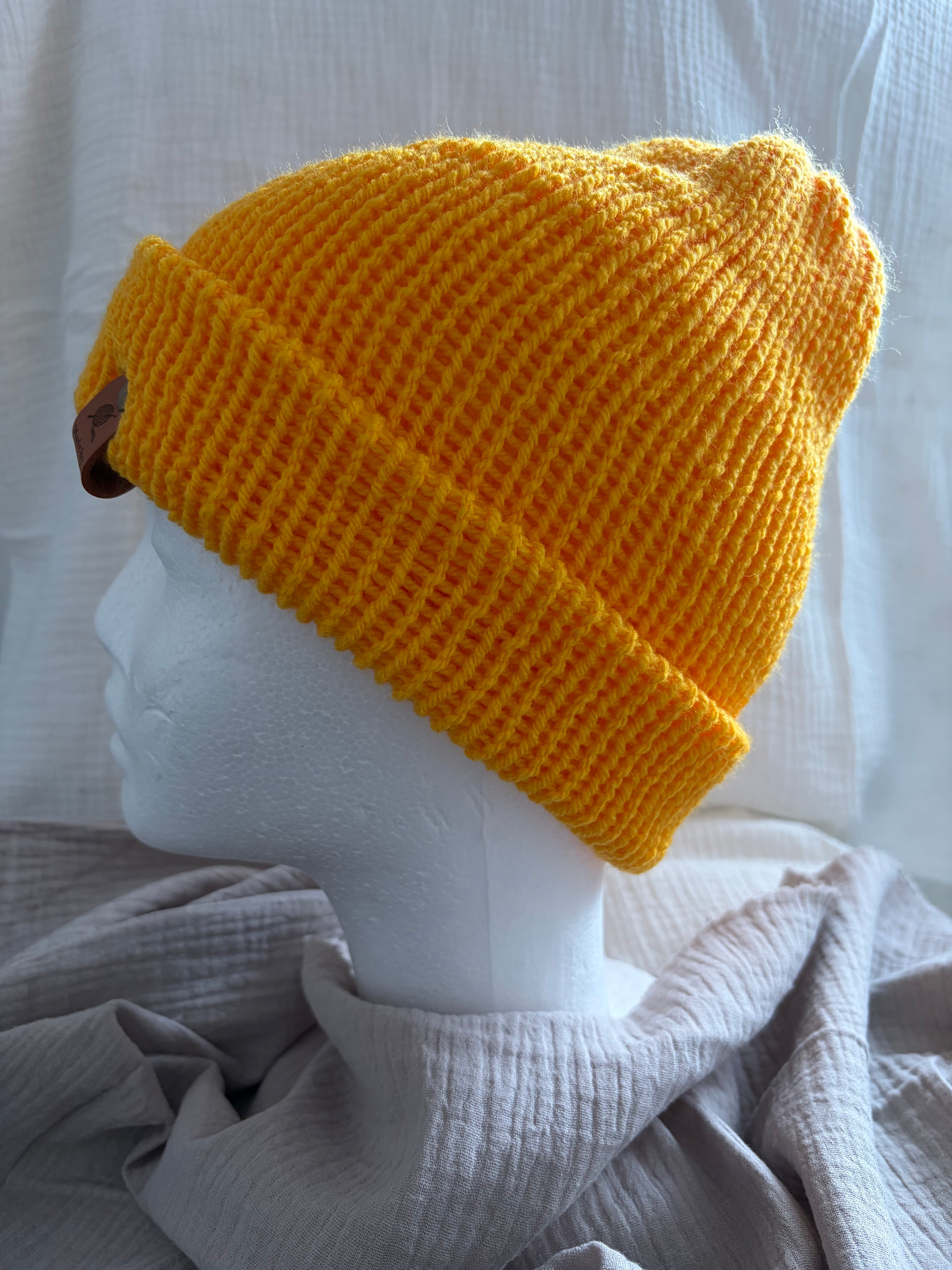Mütze Sonnengelb